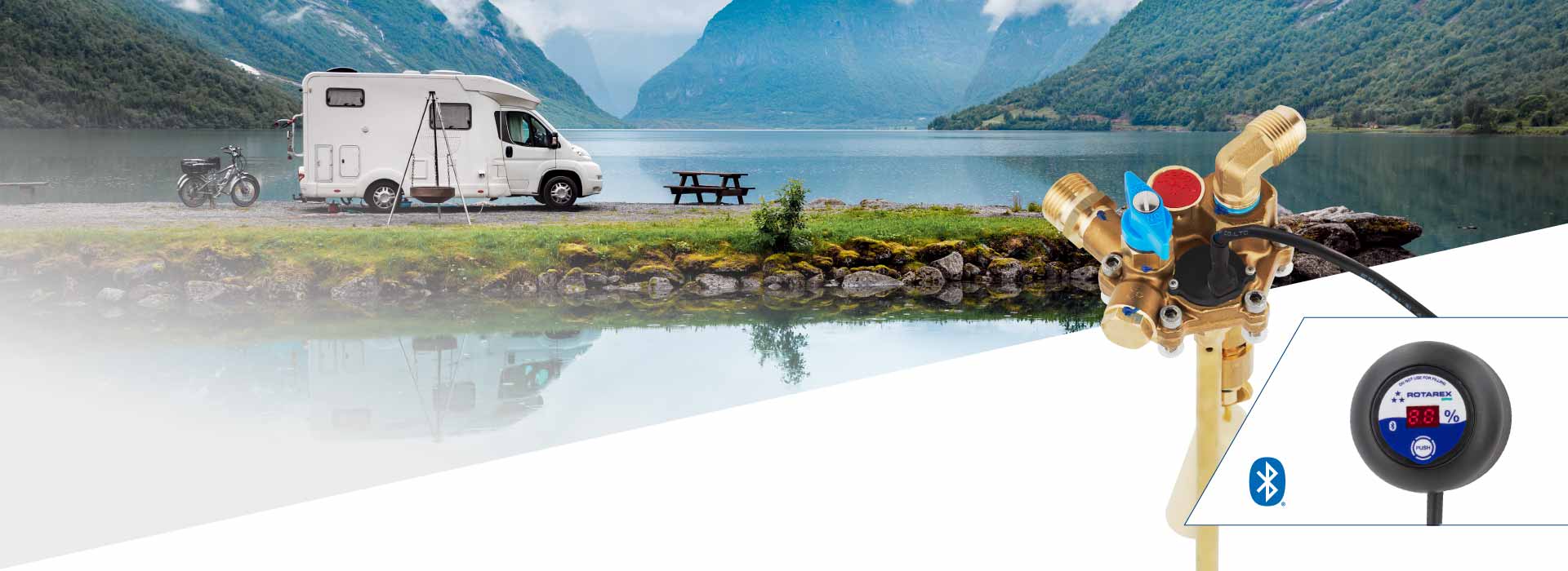 Multivalve 488 - 424 with ELG electronic level gauge for self-filling cylinders