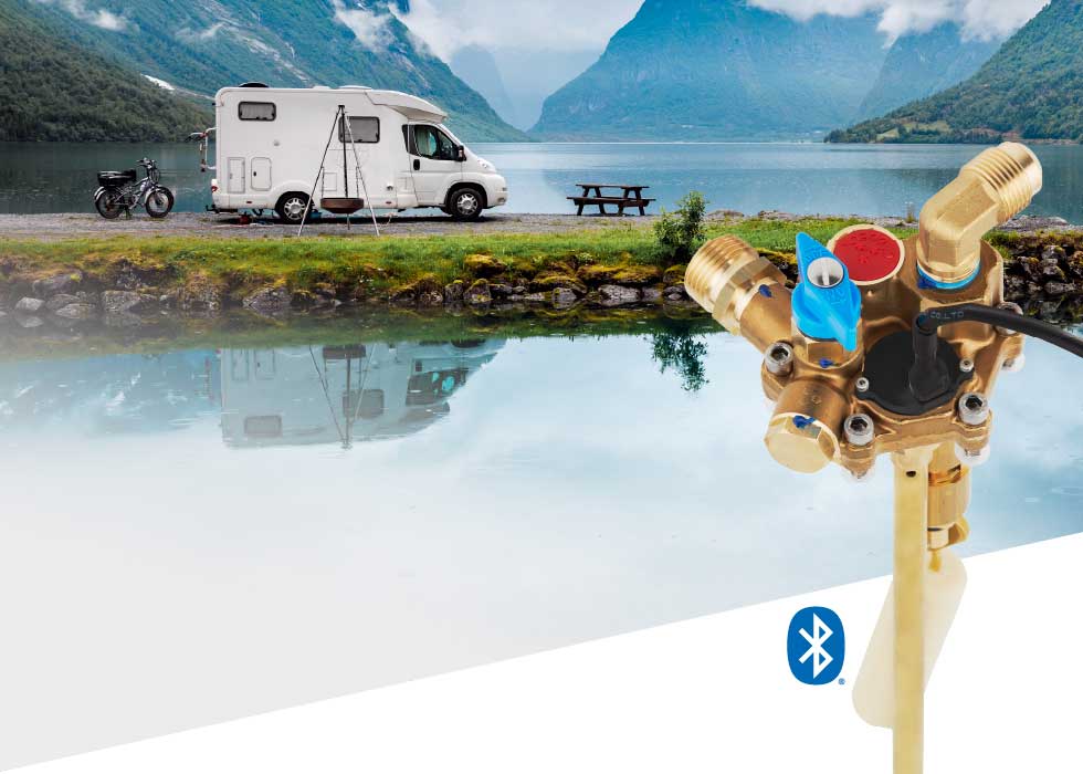 Multivalve 488 - 424 with ELG electronic level gauge for self-filling cylinders