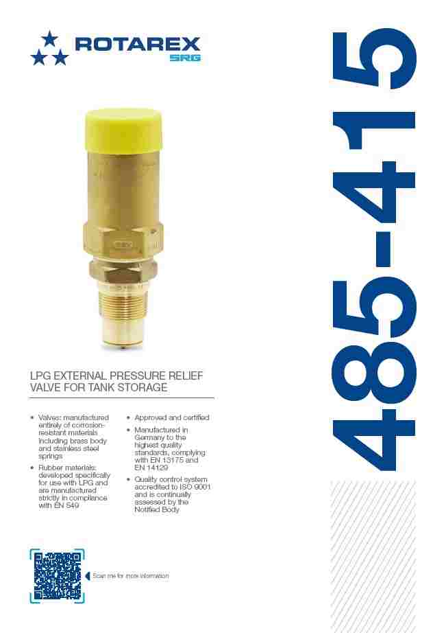 Safety valve 485-415