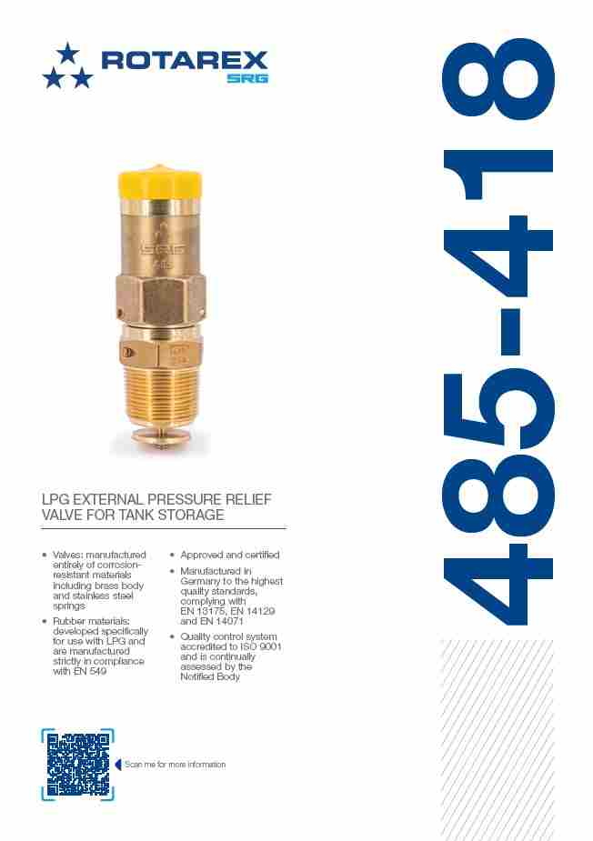 Safety valve 485-418