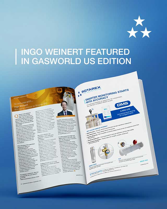 10 minutes with Ingo Weinert Managing Director at Rotarex SRG